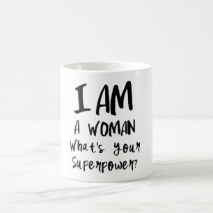 Caneca De Café Sou uma mulher super poderosa Mug de Mini Irmãos