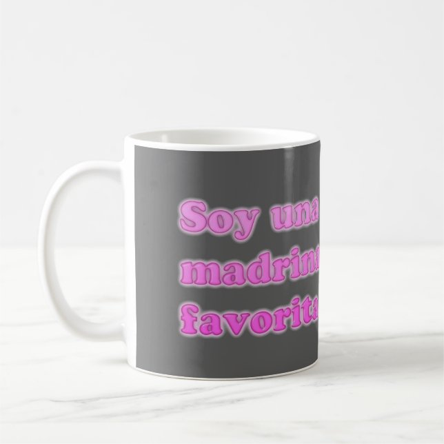 Caneca De Café Sou Uma Padrinha Favorita (Esquerda)