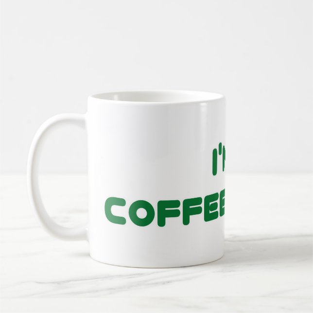 CANECA DE CAFÉ SOU UMA PESSOA DE CAFÉ (Esquerda)