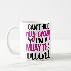 Caneca De Café SOU UMA TIA DE MUAY THAI Tia engraçada lutadora de