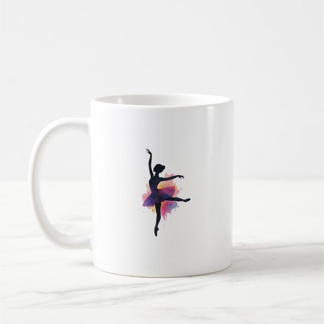 Caneca De Café Soul Dance – Dreamy Ballet Classic Mug, 11 oz (Esquerda)