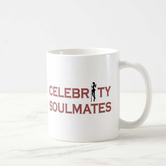 Caneca De Café soulmates da celebridade (Direita)