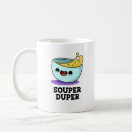 Caneca De Café Souper Duper Funny Souny Pun