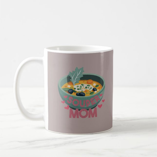 Caneca De Café Souper Mãe (Esquerda)