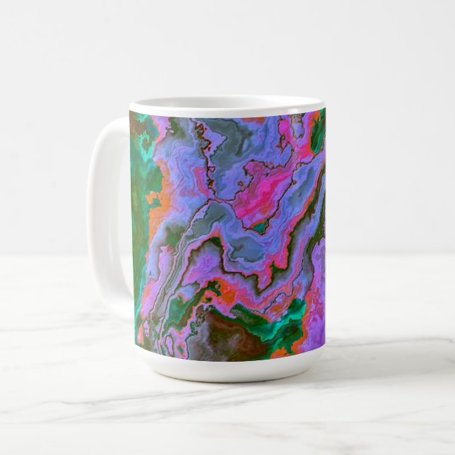 Caneca De Café Sour Marble Coffee Mug (Frente Esquerda)