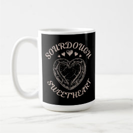 Caneca De Café Sourdough Sweetheart Funny Valentine Heart Bread