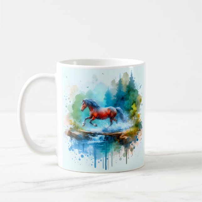 Caneca De Café Sous l'Horizon Silencieux, magnifique tasse (Esquerda)