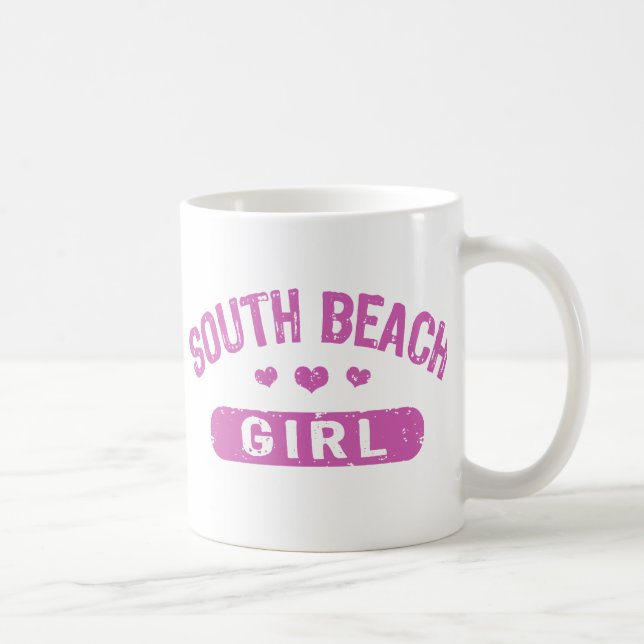 Caneca De Café South Beach Girl (Direita)