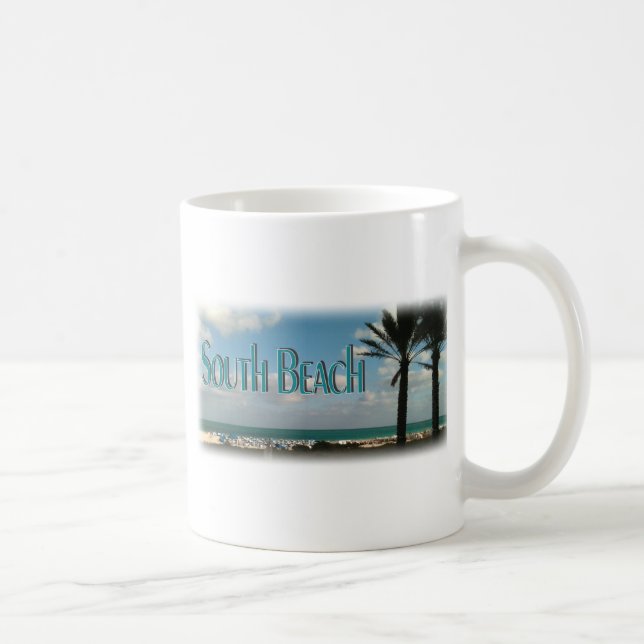 Caneca De Café South Beach View (Direita)