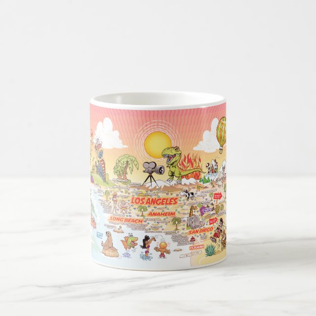 Caneca De Café Southern California 11oz Mug (Centro)