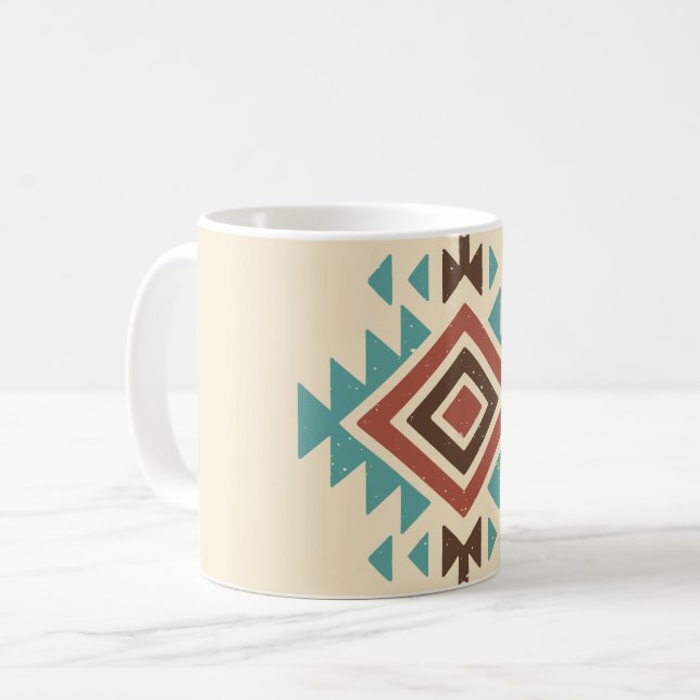 Caneca De Café Southwestern Desert (Frente Esquerda)