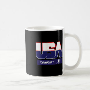 Caneca De Café Souvenir de Hóquei no Gelo Equipe EUA