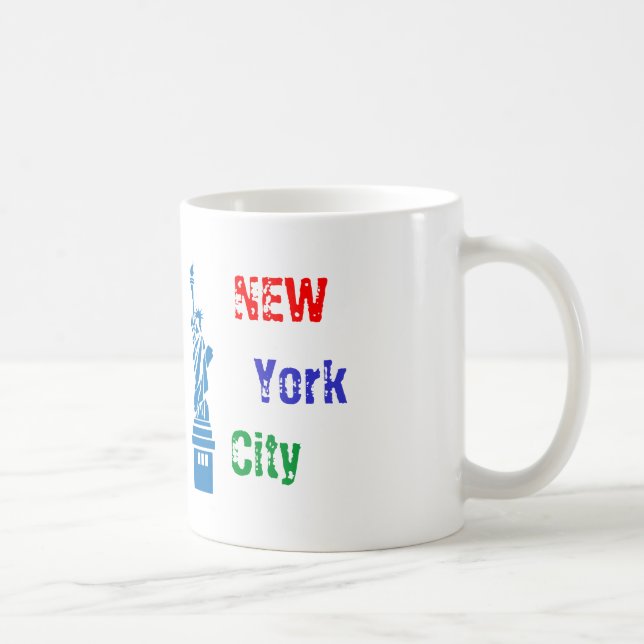 Caneca De Café Souvenir de Nova Iorque (Direita)