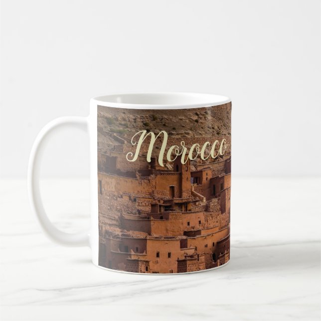 Caneca de café Souvenir Marrocos (Esquerda)