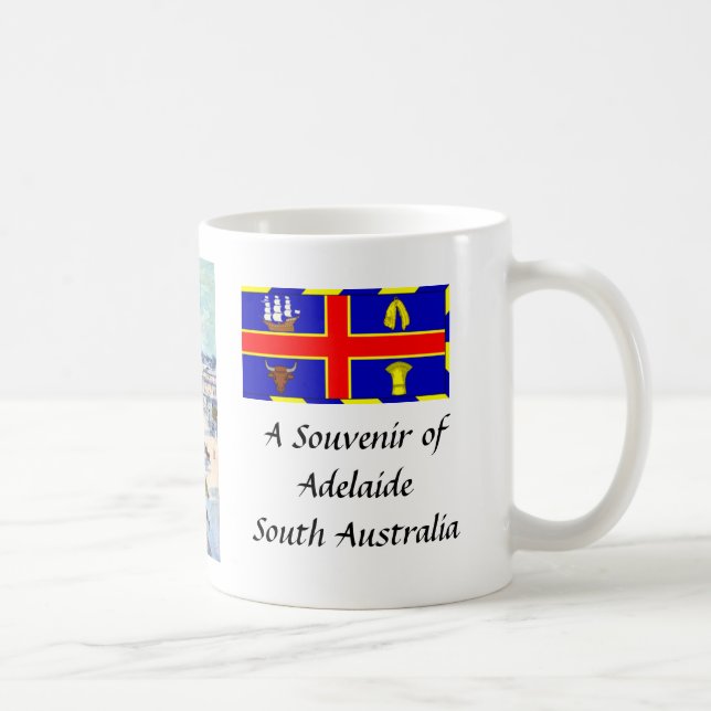Caneca De Café Souvenir Mug - Adelaide, Austrália do Sul (Direita)