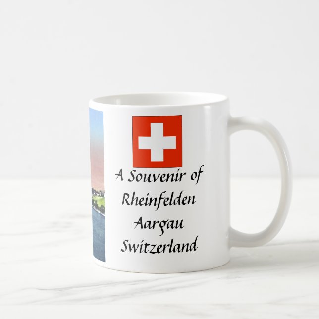 Caneca De Café Souvenir Mug - Rheinfelden, Aargau, Suiça (Direita)