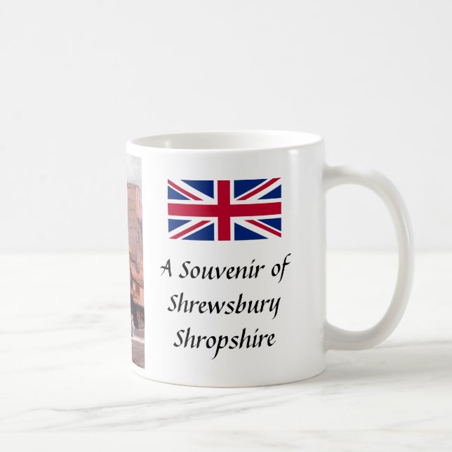 Caneca De Café Souvenir Mug - Shrewsbury, Shropshire (Direita)