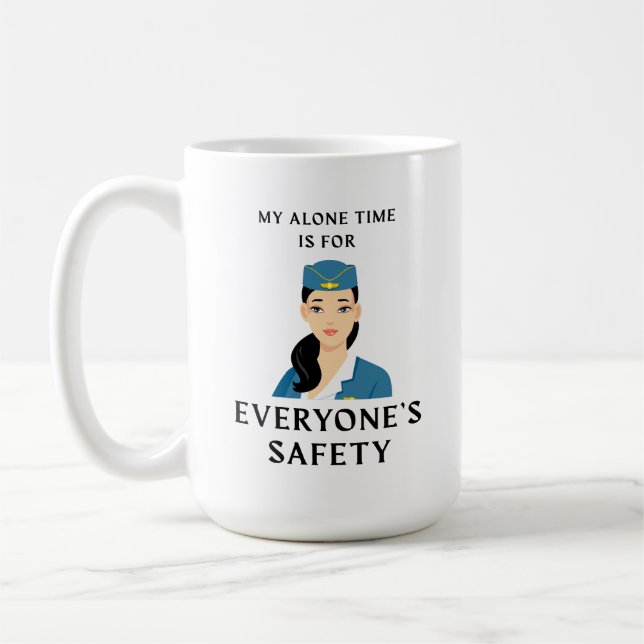 Caneca De Café Sozinha de Voo Atendedor de Café (Esquerda)