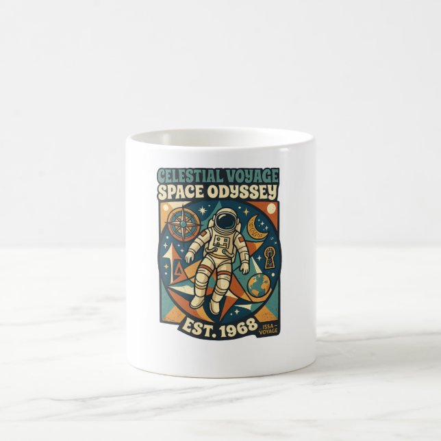 Caneca De Café Space Odyssey – Cosmic Adventure for Space Lovers (Centro)