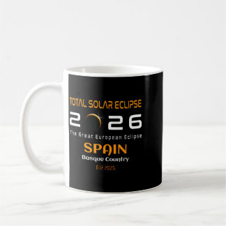 Caneca De Café Spain Basque Country Total Solar Eclipse August