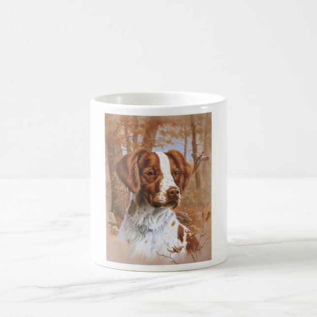 Caneca De Café Spaniel de Brittany (Centro)