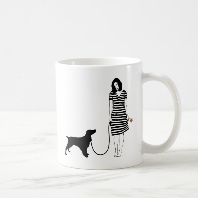Caneca De Café Spaniel de campo (Direita)