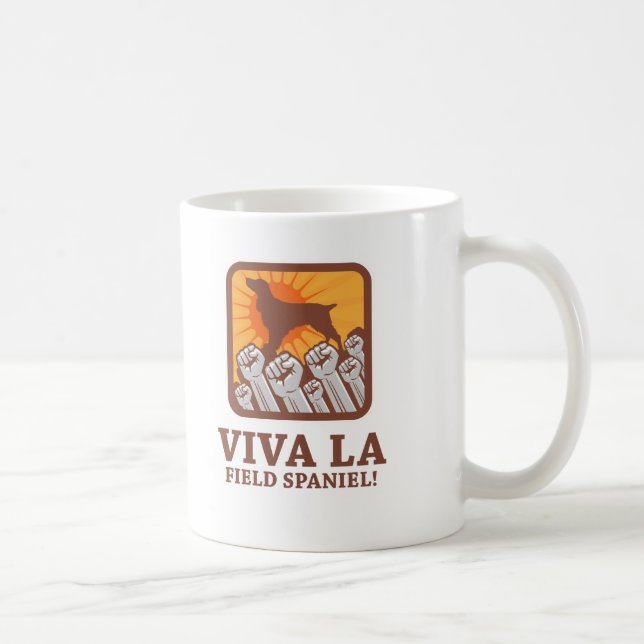 Caneca De Café Spaniel de campo (Direita)