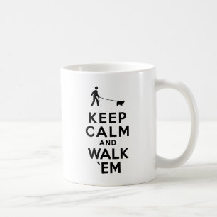 Caneca De Café Spaniel de rei Charles descuidado