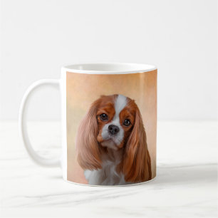 Caneca De Café Spaniel de rei descuidado Charles do cão do