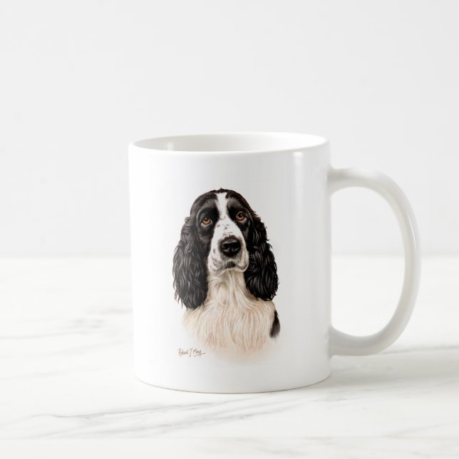 Caneca De Café Spaniel de Springer inglês (Direita)