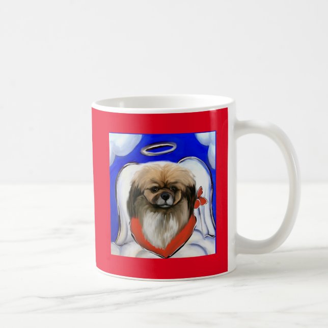 Caneca De Café Spaniel Tibetano (Direita)