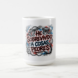 Caneca De Café Spanish biker quote – graffiti 