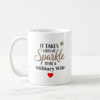 Sparkle Cote Presente para Esposa Militar