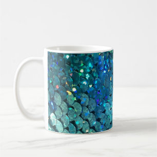 Caneca De Café Sparkle de Sequências: Fundo do Abstrato de Macro