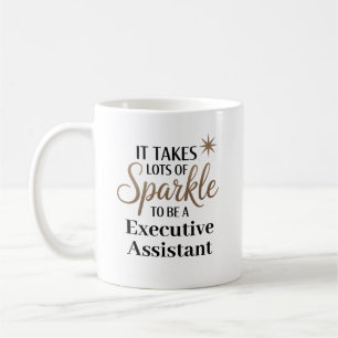 Caneca De Café Sparkle Executive Assistant