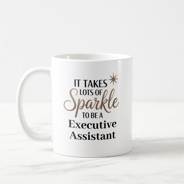 Caneca De Café Sparkle Executive Assistant (Esquerda)
