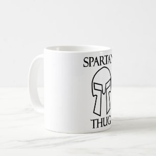 Caneca De Café Spartan Thug - 11 oz Clássica