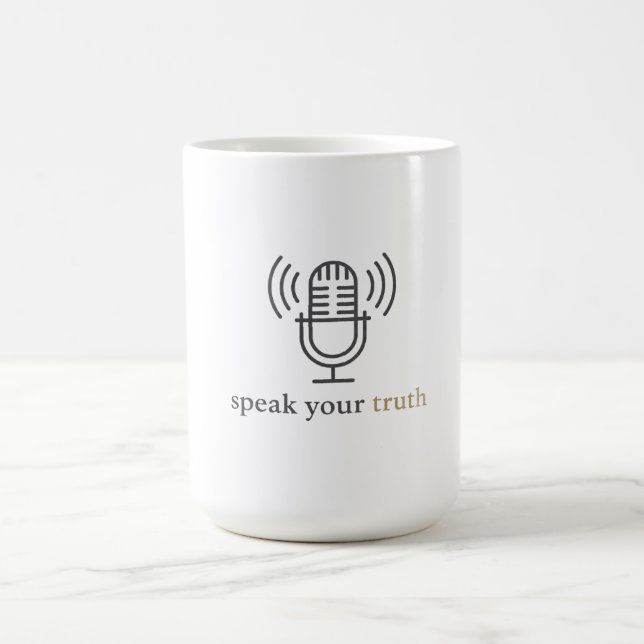 Caneca De Café Speak Your Truth Formula  (Centro)