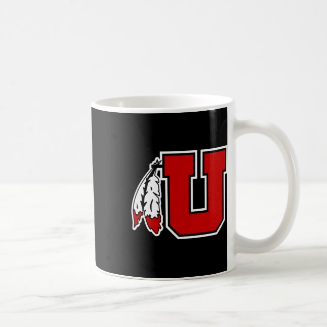 Caneca De Café Special Logo Utah Utes Sticker  (Direita)
