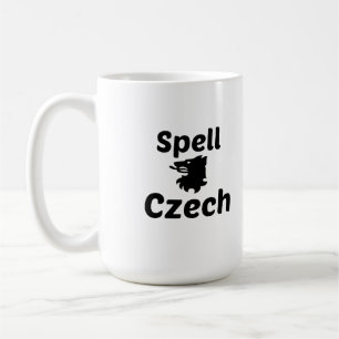 CANECA DE CAFÉ SPELL CZECH