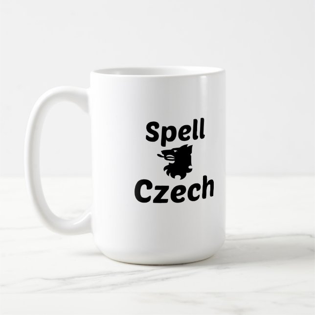 CANECA DE CAFÉ SPELL CZECH (Esquerda)