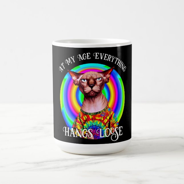 Caneca De Café Sphynx Cat Sobre o Aniversário de Hill (Centro)