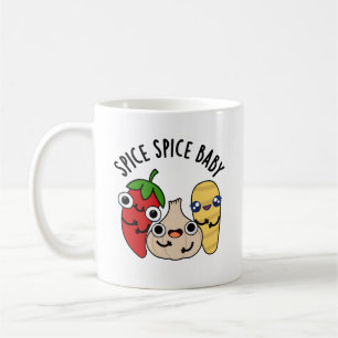 Caneca De Café Spice Spice Baby Engraçado Comida Pun