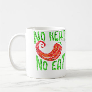 Caneca De Café Spicy Chili Scoville Pepper No Heat No Eat