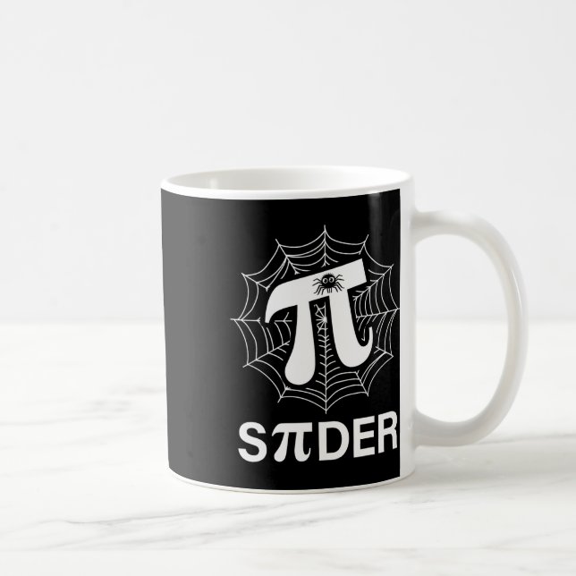 Caneca De Café Spider Pi Spider Science Professor de matemática E (Direita)
