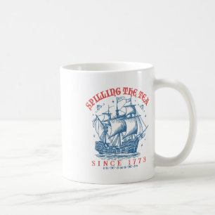 Caneca De Café Spilling The Tea Desde 1773 Patriótico Americano 4