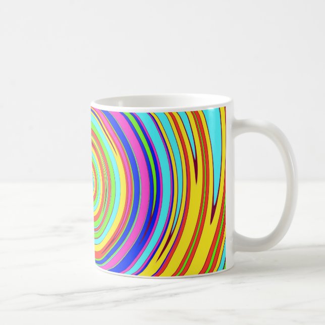 Caneca De Café Spiral Hallway Swirl Mug (Direita)