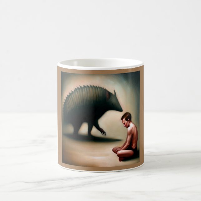 Caneca De Café Spirit Animal Armadillo 1 (Centro)