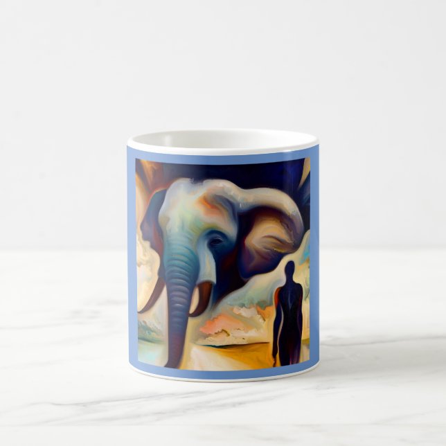 Caneca De Café Spirit Animal Elephant 2 (Centro)