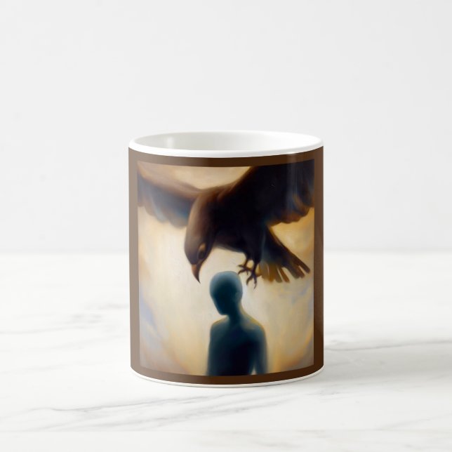 Caneca De Café Spirit Animal Hawk 2 (Centro)
